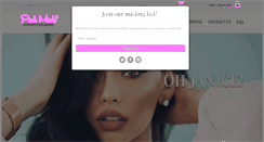 Desktop Screenshot of pinkminklashes.com